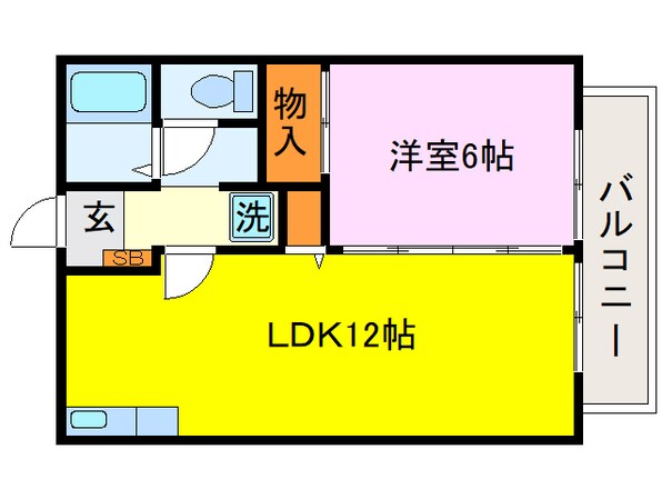 リヴェール桃山壱番館・弐番館の物件間取画像